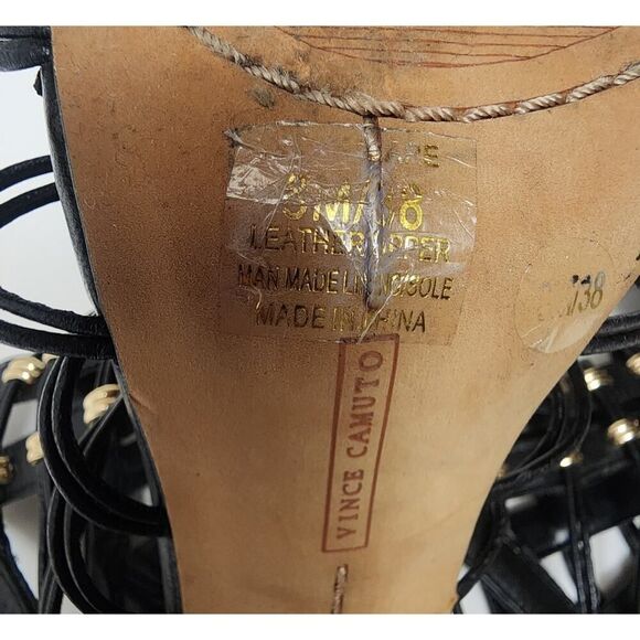 Vince Camuto VC-Kalare Caged Stiletto Heel Pumps Color Black Size 8M - Picture 12 of 12